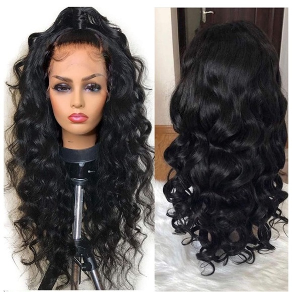 24inch Lace Front Long Curly Wigs main image 5